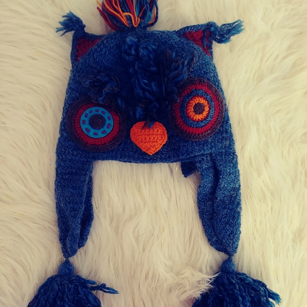 Ladys cute unique owl hat